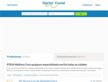 Tablet Screenshot of doctorfound.com